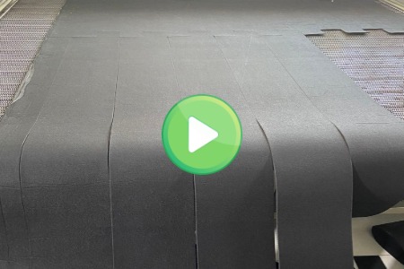 鱼竿袋裁床切割